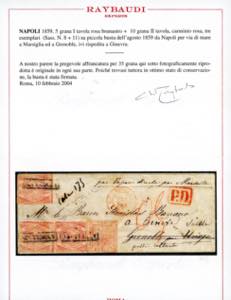 NAPOLI-FRANCIA-SVIZZERA 1859 - 5 ... 