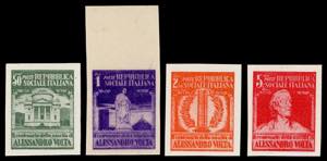 1945 - Alessandro Volta, quattro prove di ... 