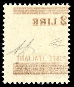 1945 - 2 lire su 25 cent., ... 