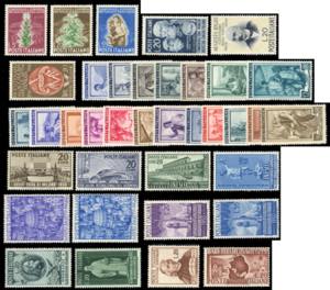 1950 - Annata completa di posta ordinaria ... 