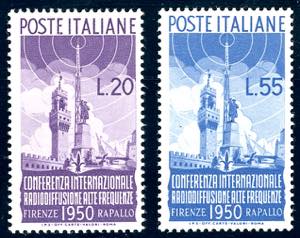 1950 - Radiodiffusione, serie completa ... 