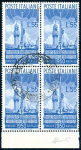 1950 - 20 lire e 55 lire Radiodiffusione, ... 