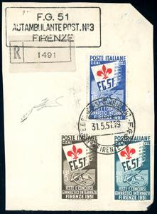 1951 - Ginnici, serie completa (661/663), ... 