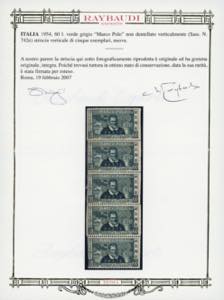 1954 - 60 lire Verdi, non ... 