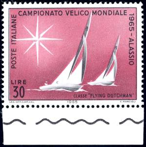 1965 - 30 lire Vela, stampa su carta ... 