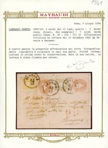 1862 - 2 soldi giallo, II tipo, 5 ... 