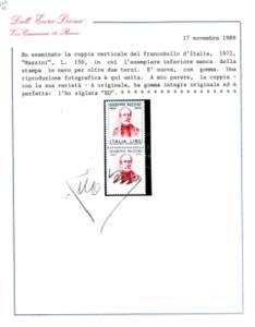 1972 - 150 lire Mazzini, stampa ... 