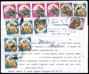 1999 - 800 lire Castelli (1525), falso per ... 