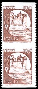 1988 - 100 lire Castelli in bobina, coppia ... 