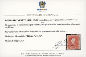 1863 - 2 soldi giallo, dent. 14 ... 