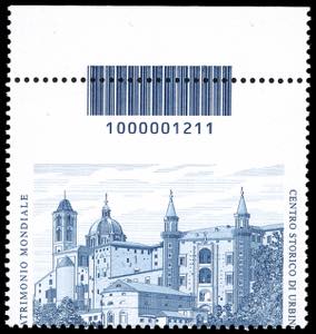 2008 - 2,80 € Urbino, dentellatura ... 