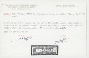 1954 - 1.000 lire Cavallino, ... 