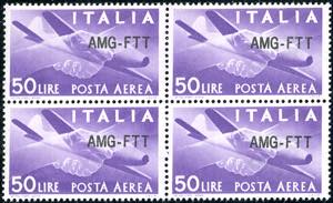 POSTA AEREA 1954 - 50 lire, nuovo tipo di ... 