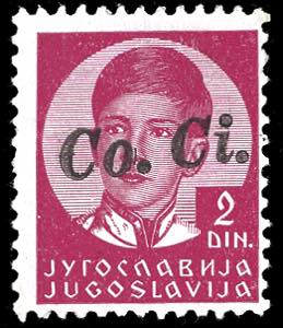 LUBIANA 1941 - 2 dinari, soprastampa Co.Ci. ... 