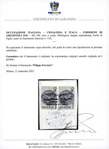 EMISSIONI DI ARGOSTOLI 1941 - 40 ... 