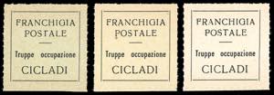 ISOLE CICLADI 1941 - Marche per la ... 