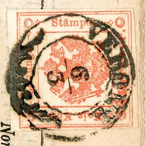 1859 - 4 kr. rosso smorto (4), ... 