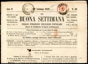 1859 - 4 kr. rosso smorto (4), ... 