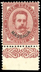EMISSIONI GENERALI 1883 -  10 cent. Umberto ... 