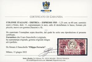 ESPRESSI 1935 - 1,25 lire su 60 ... 