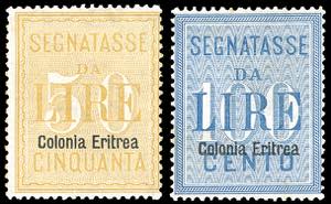 SEGNATASSE 1903 - 50 e 100 lire ... 