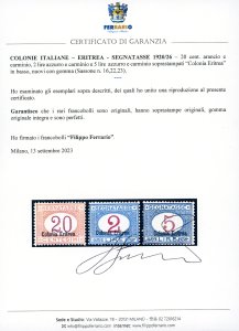 SEGNATASSE 1920/26 - Soprastampati ... 