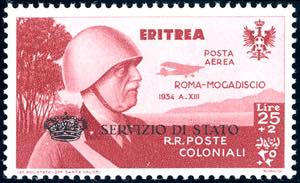 SERVIZIO AEREO 1934 - 25 + 2 lire Coroncina ... 