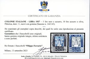 1937 - 5 lire e 10 lire Pittorica, ... 