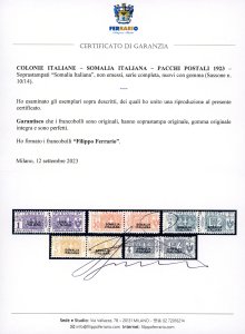 PACCHI POSTALI 1923 - Non emessi, ... 
