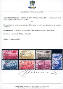 POSTA AEREA 1934 - Circuito delle ... 