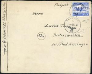 OCCUPAZIONE TEDESCA EGEO 1945 - Inselpost, ... 