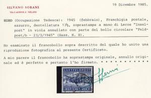 OCCUPAZIONE TEDESCA EGEO 1945 - ... 