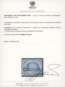 1892 - 5 cent. su 10 cent. ... 