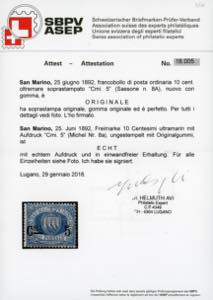 1892 - 5 cent. su 10 cent. ... 