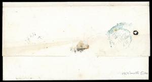 1854 - 10 cent. rosa, punto dopo ... 