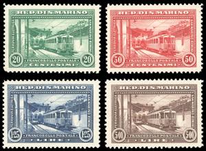 1932 - Ferrovia, serie completa (164/167), ... 