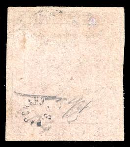1853 - 9 cent. violetto grigio, ... 