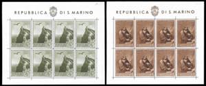 1944 - Case Popolari, i due foglietti (4/5), ... 