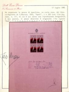 1955 - 250 lire Ginnasta, ... 