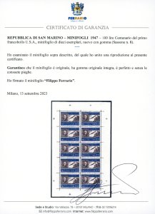 1947 - 100 lire Centenario ... 