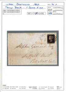 GRAN BRETAGNA 1840 - 1 p. Penny ... 