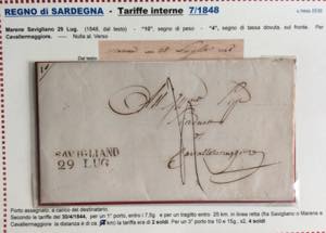 SARDEGNA PREFILATELICHE 1808/1858 ... 