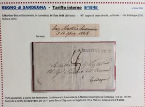 SARDEGNA PREFILATELICHE 1808/1858 ... 