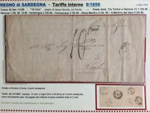 SARDEGNA PREFILATELICHE 1808/1858 ... 