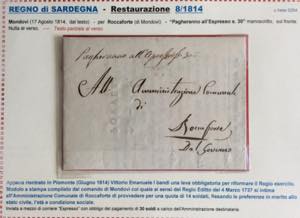 SARDEGNA PREFILATELICHE 1808/1858 ... 