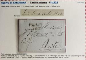 SARDEGNA PREFILATELICHE 1808/1858 ... 