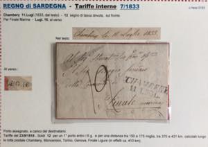 SARDEGNA PREFILATELICHE 1808/1858 ... 