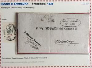 SARDEGNA PREFILATELICHE 1819/1859 ... 