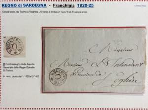 SARDEGNA PREFILATELICHE 1819/1859 ... 