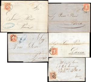 LOMBARDO VENETO 1858/1859 - Sette ... 